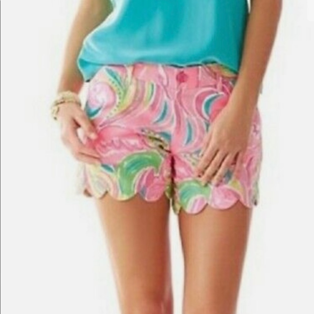 Lilly Pulitzer All Nighter buttercup shorts